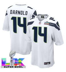 Men Women Youth Seattle Seahawks #14 Sam Darnold 2025 2026 Super Bowl LX F U S E Stitched NFL Jersey White Men Women Youth Seattle Seahawks #14 Sam Darnold 2025 2026 Super Bowl LX F U S E Stitched NFL Jersey White