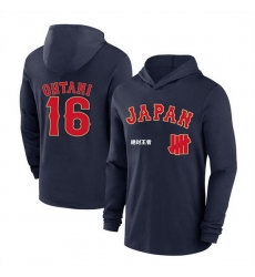 Men Japan Baseball 16 Shohei Ohtani Navy 2026 World Baseball Classic Club Hoodie Men Japan Baseball 16 Shohei Ohtani Navy 2026 World Baseball Classic Club Hoodie
