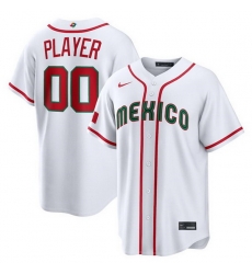 Men Mexico Baseball ACTIVE PLAYER Custom White 2026 World Baseball Classic Home Stadium Stitched Jersey Men Mexico Baseball ACTIVE PLAYER Custom White 2026 World Baseball Classic Home Stadium Stitched Jersey