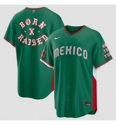 Men Mexico Baseball Born x Raised Green 2026 World Baseball Classic Stadium Stitched Jersey Men Mexico Baseball Born x Raised Green 2026 World Baseball Classic Stadium Stitched Jersey
