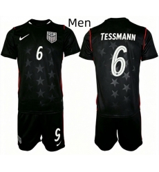 USA FIFA World Cup 2026 Navy Blue Soccer Jersey Tanner Tessmann #6 USA FIFA World Cup 2026 Navy Blue Soccer Jersey Tanner Tessmann #6