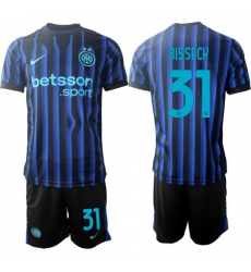 Men Internazionale 2026 Soccer Jerseys BlueBlack #31 BISSECK Men Internazionale 2026 Soccer Jerseys BlueBlack #31 BISSECK