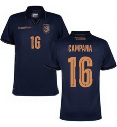 Men 16 Ecuador Leonardo Campana Away Replica Jersey 2 Men 16 Ecuador Leonardo Campana Away Replica Jersey 2