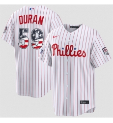 Men Philadelphia Phillies 59 Jhoan Duran White 2026 All Star Edition Stars Stripes Stadium Pick A Player Stitched Baseball Jersey Men Philadelphia Phillies 59 Jhoan Duran White 2026 All Star Edition Stars Stripes Stadium Pick A Player Stitched Baseball Jersey