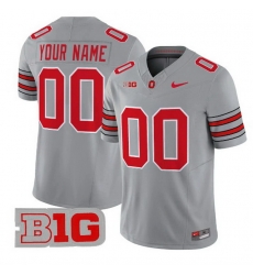 Men Ohio State Buckeyes Active Player Custom Gray 2026 F U S E Tunnel Vision Vapor Limited Stitched Football Jersey Men Ohio State Buckeyes Active Player Custom Gray 2026 F U S E Tunnel Vision Vapor Limited Stitched Football Jersey