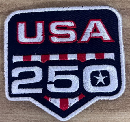 Men Chicago Bears USA 250 Anniversary Patch Biaog